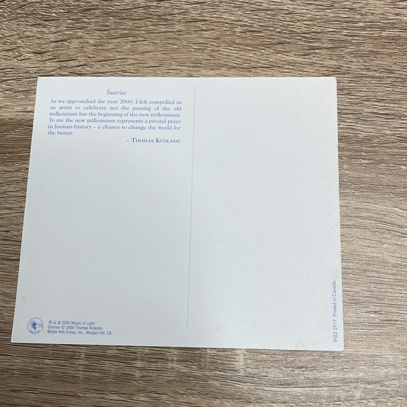 5/$25 Thomas Kinkade '33 Best Loved Hymns Vol. 2' Sunrise Art Print CD Postcard - Picture 8 of 10